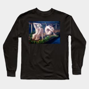 Alone - Oil painting by Avril Thomas - South Australian Artist Long Sleeve T-Shirt